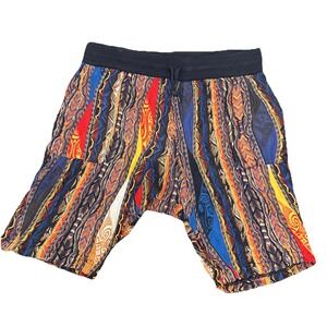Rare Vintage Coogi Australia Shorts Size Men's 3XL Knitted Weave Colorful Pocket